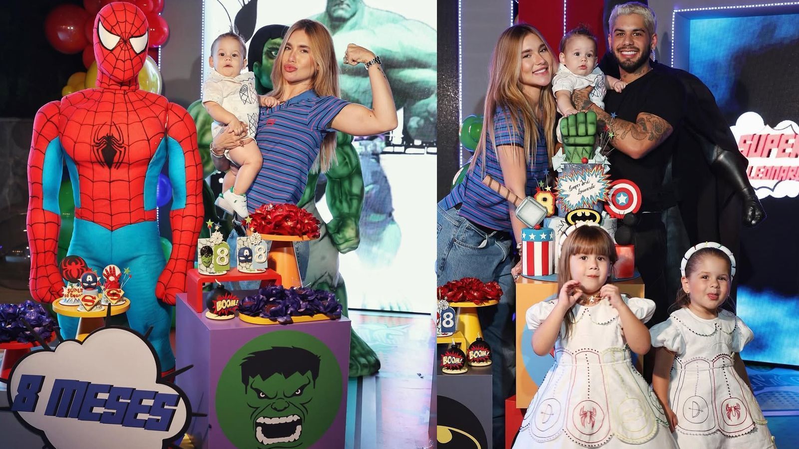 Virginia Fonseca comemora mesversário do filho, José Leonardo